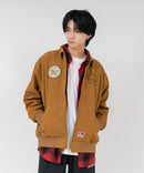 【BEN DAVIS/ベンデイビス】【レトロな刺繍デザインが目を引く、重厚感のあるワーク仕様ジャケット】コットンダックスーベニアジャケット 綿100% タフ 耐久性 アウター モード アメカジ ストリート ユニセックス