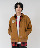 【BEN DAVIS/ベンデイビス】【レトロな刺繍デザインが目を引く、重厚感のあるワーク仕様ジャケット】コットンダックスーベニアジャケット 綿100% タフ 耐久性 アウター モード アメカジ ストリート ユニセックス