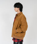 【BEN DAVIS/ベンデイビス】【レトロな刺繍デザインが目を引く、重厚感のあるワーク仕様ジャケット】コットンダックスーベニアジャケット 綿100% タフ 耐久性 アウター モード アメカジ ストリート ユニセックス