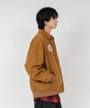 【BEN DAVIS/ベンデイビス】【レトロな刺繍デザインが目を引く、重厚感のあるワーク仕様ジャケット】コットンダックスーベニアジャケット 綿100% タフ 耐久性 アウター モード アメカジ ストリート ユニセックス