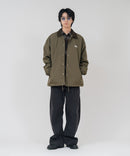 【BEN DAVIS/ベンデイビス】【ゆったり羽織ってコーデに抜け感をプラス】バックプリントコーチジャケット アウターコーデュロイ衿 軽量 アメカジ ストリート ユニセックス