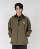 【BEN DAVIS/ベンデイビス】【ゆったり羽織ってコーデに抜け感をプラス】バックプリントコーチジャケット アウターコーデュロイ衿 軽量 アメカジ ストリート ユニセックス