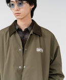 【BEN DAVIS/ベンデイビス】【ゆったり羽織ってコーデに抜け感をプラス】バックプリントコーチジャケット アウターコーデュロイ衿 軽量 アメカジ ストリート ユニセックス