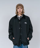 【BEN DAVIS/ベンデイビス】【ゆったり羽織ってコーデに抜け感をプラス】バックプリントコーチジャケット アウターコーデュロイ衿 軽量 アメカジ ストリート ユニセックス