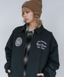 【BEN DAVIS/ベンデイビス】【レトロな刺繍デザインが目を引く、重厚感のあるワーク仕様ジャケット】コットンダックスーベニアジャケット 綿100% タフ 耐久性 アウター モード アメカジ ストリート ユニセックス