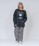 【PEANUTS/ピーナッツ】【ユニセックスデザインでリンクコーデにも◎】MLB×PEANUTS 裏起毛トレーナー 保温 キャラクター ドジャース ヤンキース パイレーツ