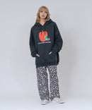 【はらぺこあおむし/The Very Hungry Caterpillar】【ユニセックスデザインでリンクコーデにも◎】裏起毛プルオーバーパーカー フーディ 保温 エリック・カール 絵本 キャラクター グッズ