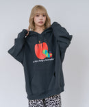【はらぺこあおむし/The Very Hungry Caterpillar】【ユニセックスデザインでリンクコーデにも◎】裏起毛プルオーバーパーカー フーディ 保温 エリック・カール 絵本 キャラクター グッズ