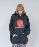 【はらぺこあおむし/The Very Hungry Caterpillar】【ユニセックスデザインでリンクコーデにも◎】裏起毛プルオーバーパーカー フーディ 保温 エリック・カール 絵本 キャラクター グッズ