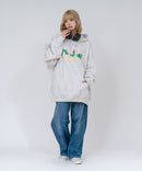 【はらぺこあおむし/The Very Hungry Caterpillar】【ユニセックスデザインでリンクコーデにも◎】裏起毛プルオーバーパーカー フーディ 保温 エリック・カール 絵本 キャラクター グッズ