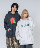 【はらぺこあおむし/The Very Hungry Caterpillar】【ユニセックスデザインでリンクコーデにも◎】裏起毛プルオーバーパーカー フーディ 保温 エリック・カール 絵本 キャラクター グッズ