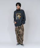 【PEANUTS/ピーナッツ】【ユニセックスデザインでリンクコーデにも◎】MLB×PEANUTS 裏起毛トレーナー 保温 キャラクター ドジャース ヤンキース パイレーツ