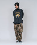 【PEANUTS/ピーナッツ】【ユニセックスデザインでリンクコーデにも◎】MLB×PEANUTS 裏起毛トレーナー 保温 キャラクター ドジャース ヤンキース パイレーツ