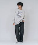 【PEANUTS/ピーナッツ】【ユニセックスデザインでリンクコーデにも◎】MLB×PEANUTS 裏起毛トレーナー 保温 キャラクター ドジャース ヤンキース パイレーツ