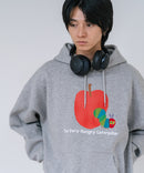 【はらぺこあおむし/The Very Hungry Caterpillar】【ユニセックスデザインでリンクコーデにも◎】裏起毛プルオーバーパーカー フーディ 保温 エリック・カール 絵本 キャラクター グッズ