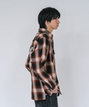 【BEN DAVIS/ベンデイビス】【綿100% ソフトな風合いで着心地◎】バック刺繍ネルチェックシャツ レギュラーカラー 大人カジュアル アメカジ 羽織り ユニセックス