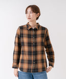 【C-FORT POINT/フォートポイント】【綿100% 柔らかくて肌触りの良いコットン素材を贅沢に使用】チェックネルシャツ 秋カラー ナチュラル カジュアル レイヤード 羽織り ❘ジーンズメイト公式オンラインショップ