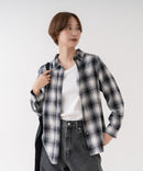 【C-FORT POINT/フォートポイント】【綿100% 柔らかくて肌触りの良いコットン素材を贅沢に使用】チェックネルシャツ 秋カラー ナチュラル カジュアル レイヤード 羽織り ❘ジーンズメイト公式オンラインショップ