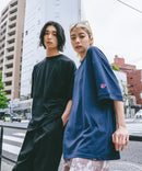 【SAVIER/サビアー】×【ZERO STAIN/ゼロステイン】コラボ 袖リブ クルーネック Tシャツzo