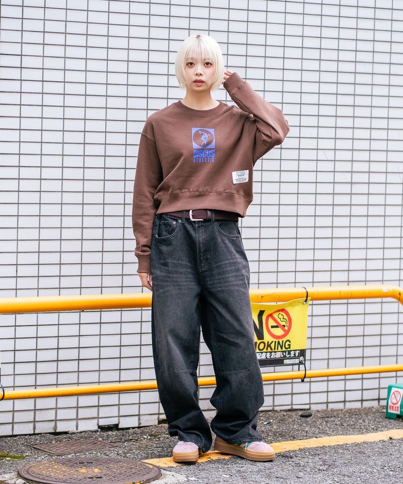 【DISCUS/ディスカス】裏毛 アイコニックコンパクト スウェットトレーナー