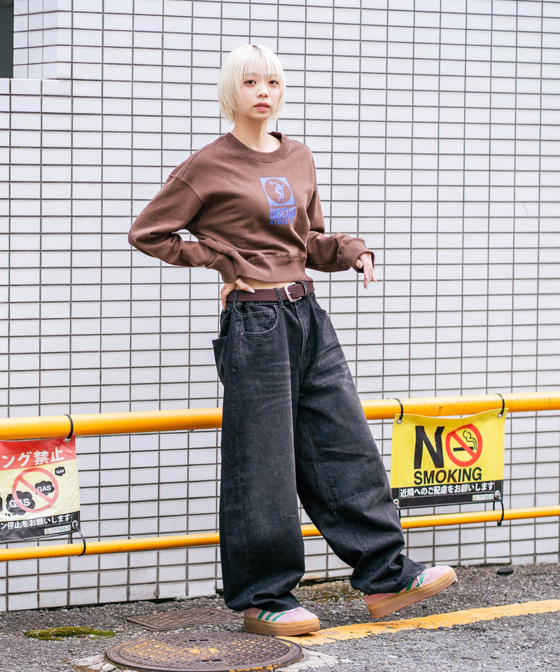 【DISCUS/ディスカス】裏毛 アイコニックコンパクト スウェットトレーナー