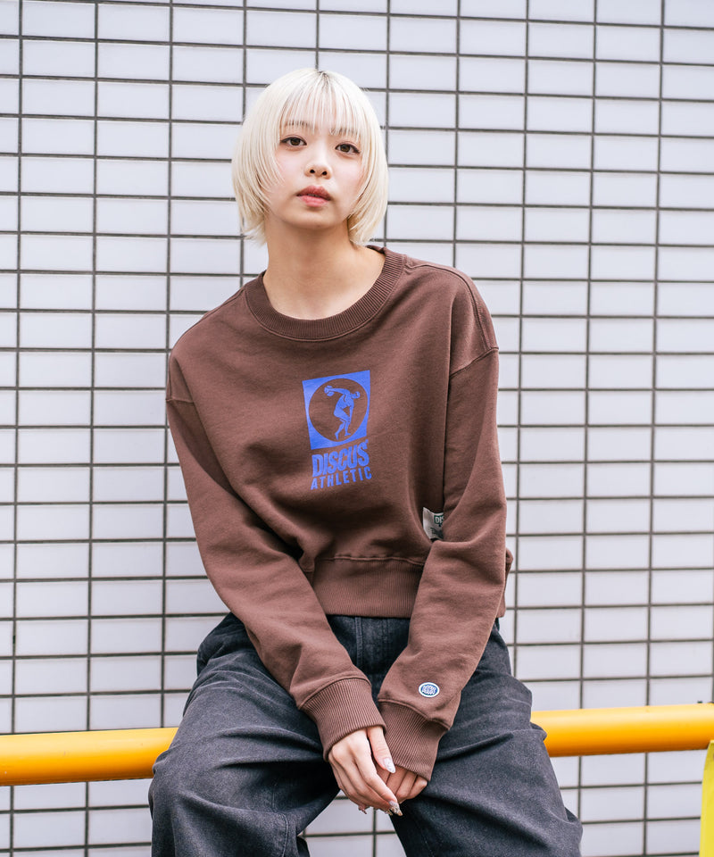 【DISCUS/ディスカス】裏毛 アイコニックコンパクト スウェットトレーナー