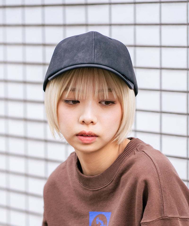 【LEE/リー】フェイクレザーローキャップ