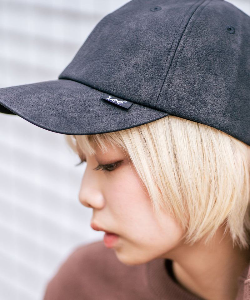 【LEE/リー】フェイクレザーローキャップ