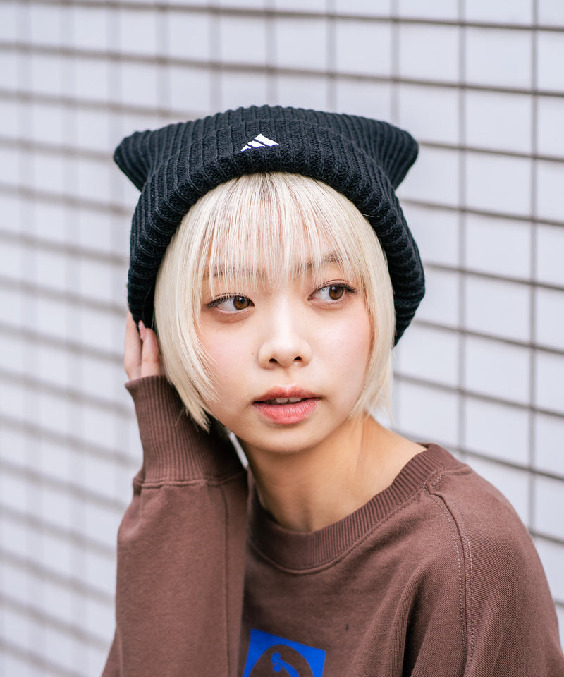 【ADIDAS/アディダス】ネコミミニットキャップ