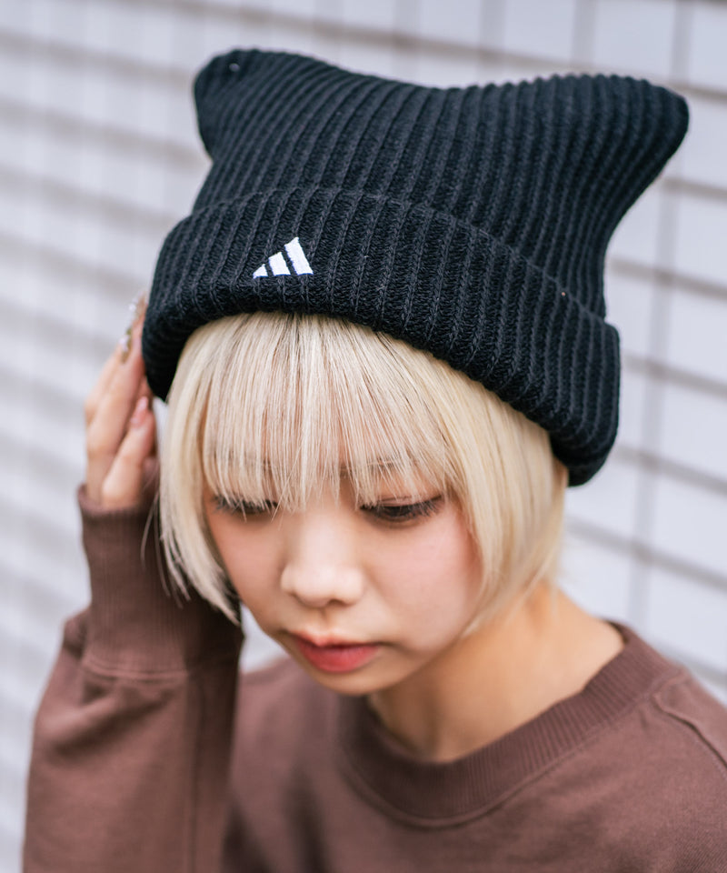 【ADIDAS/アディダス】ネコミミニットキャップ