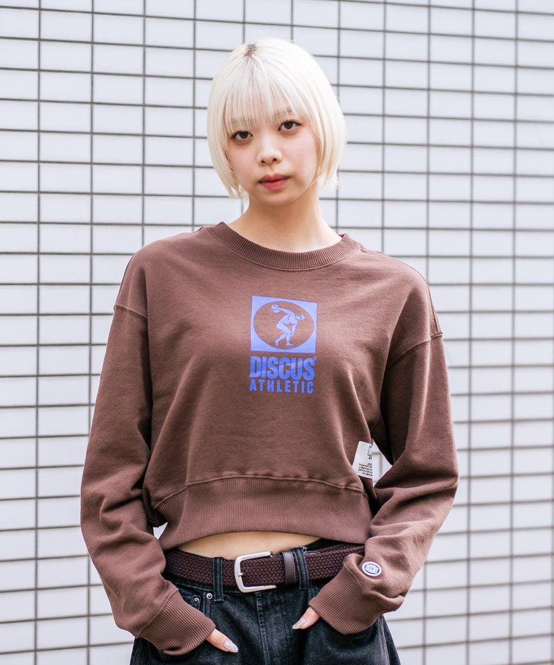 【DISCUS/ディスカス】裏毛 アイコニックコンパクト スウェットトレーナー