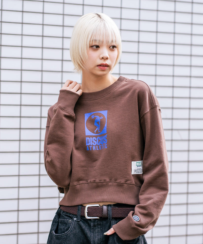 【DISCUS/ディスカス】裏毛 アイコニックコンパクト スウェットトレーナー