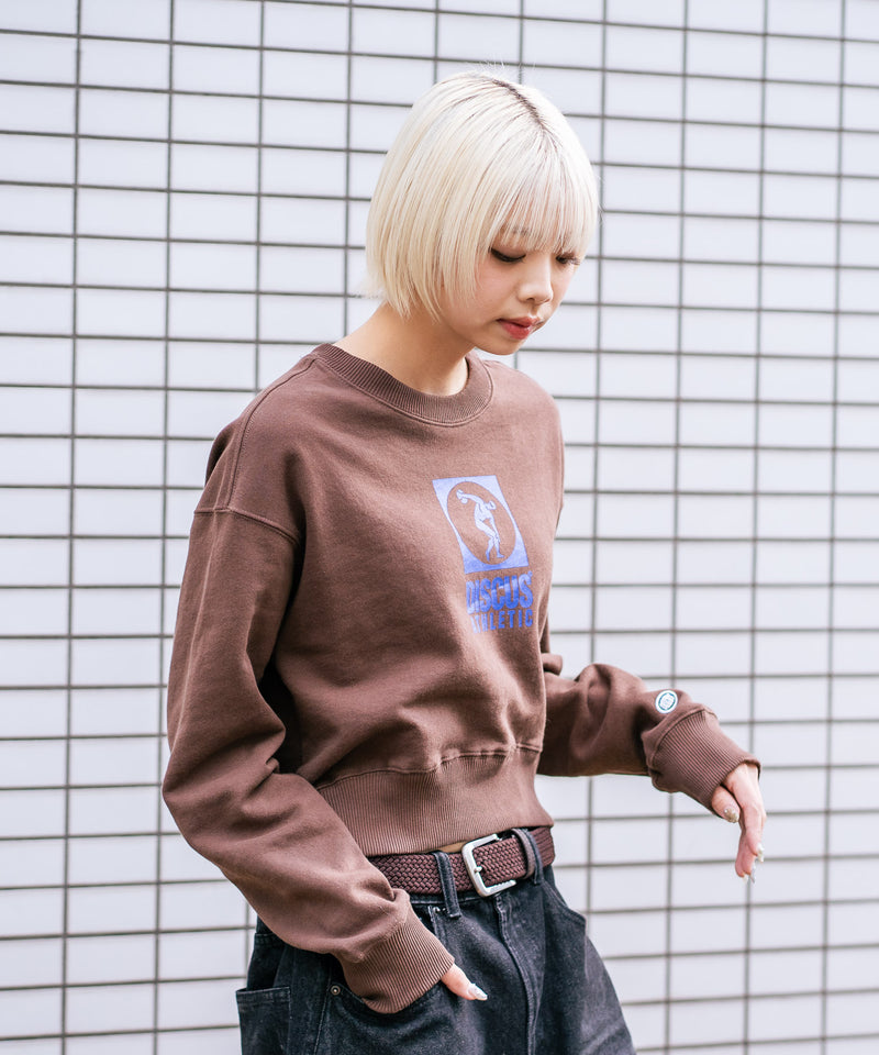 【DISCUS/ディスカス】裏毛 アイコニックコンパクト スウェットトレーナー
