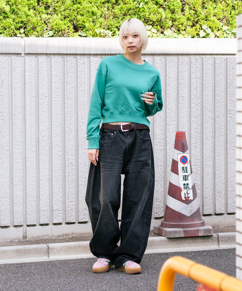 【DISCUS/ディスカス】裏毛 アイコニックコンパクト スウェットトレーナー