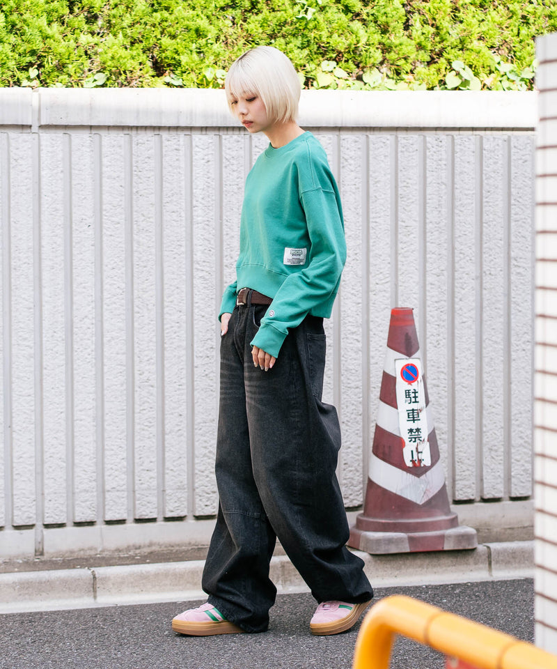 【DISCUS/ディスカス】裏毛 アイコニックコンパクト スウェットトレーナー