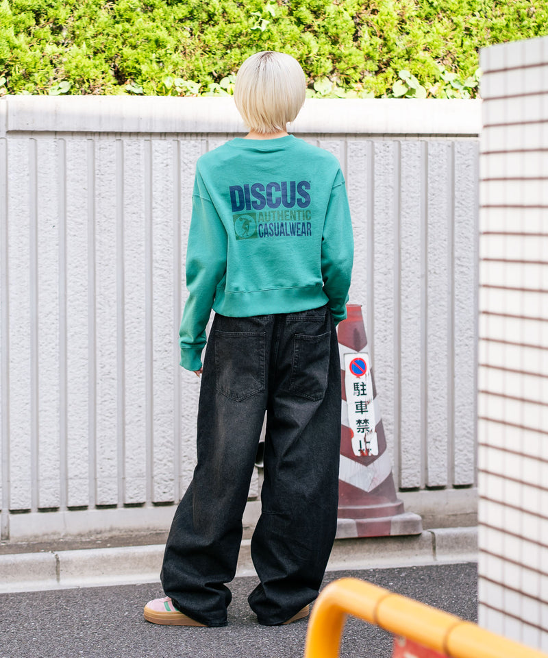 【DISCUS/ディスカス】裏毛 アイコニックコンパクト スウェットトレーナー