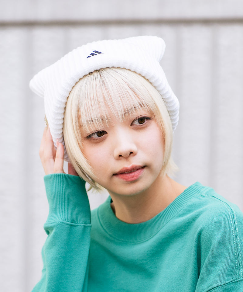 【ADIDAS/アディダス】ネコミミニットキャップ