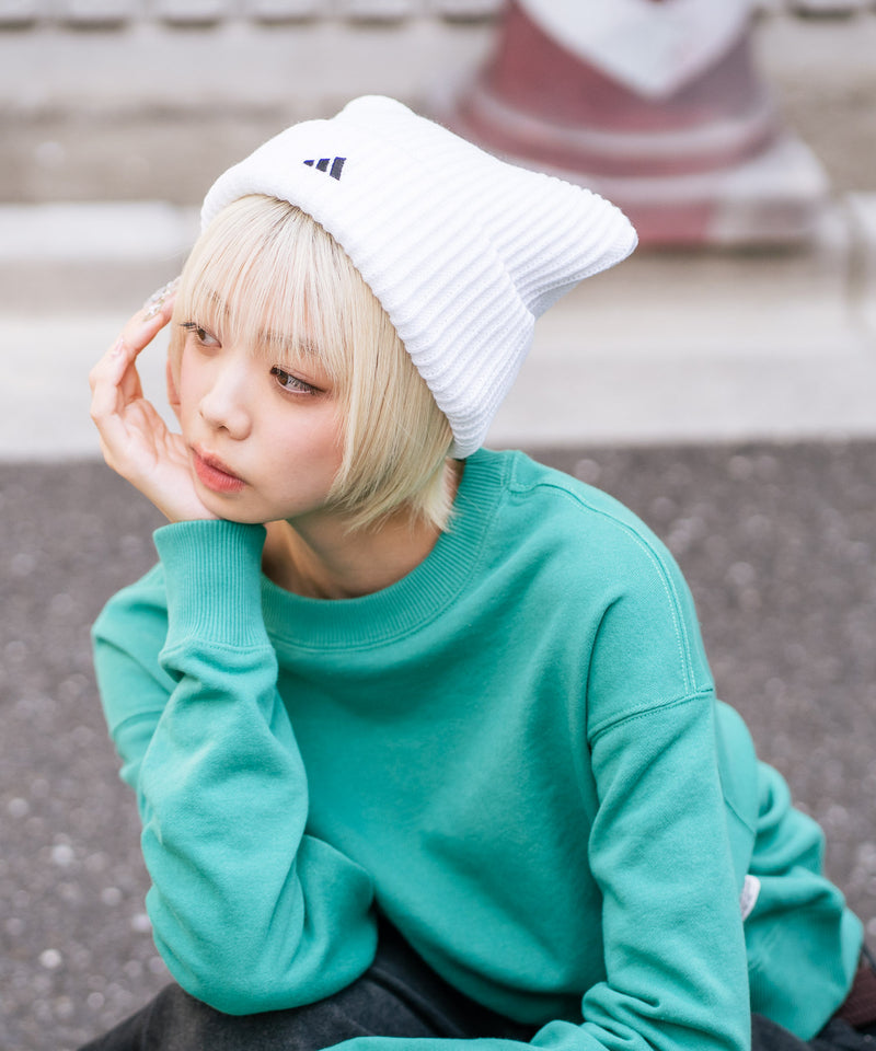 【ADIDAS/アディダス】ネコミミニットキャップ