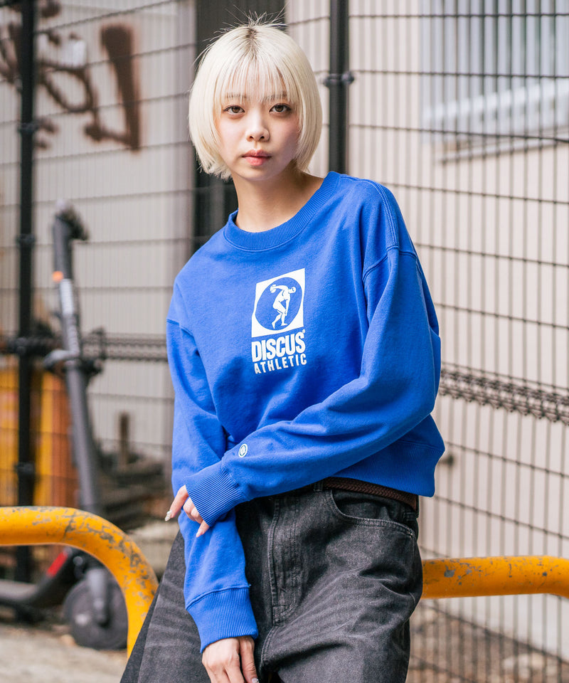【DISCUS/ディスカス】裏毛 アイコニックコンパクト スウェットトレーナー
