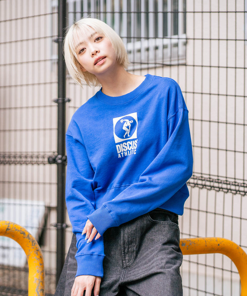 【DISCUS/ディスカス】裏毛 アイコニックコンパクト スウェットトレーナー