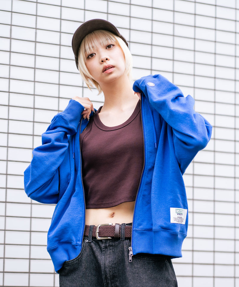 【DISCUS/ディスカス】裏毛 アイコニック フルジップパーカー