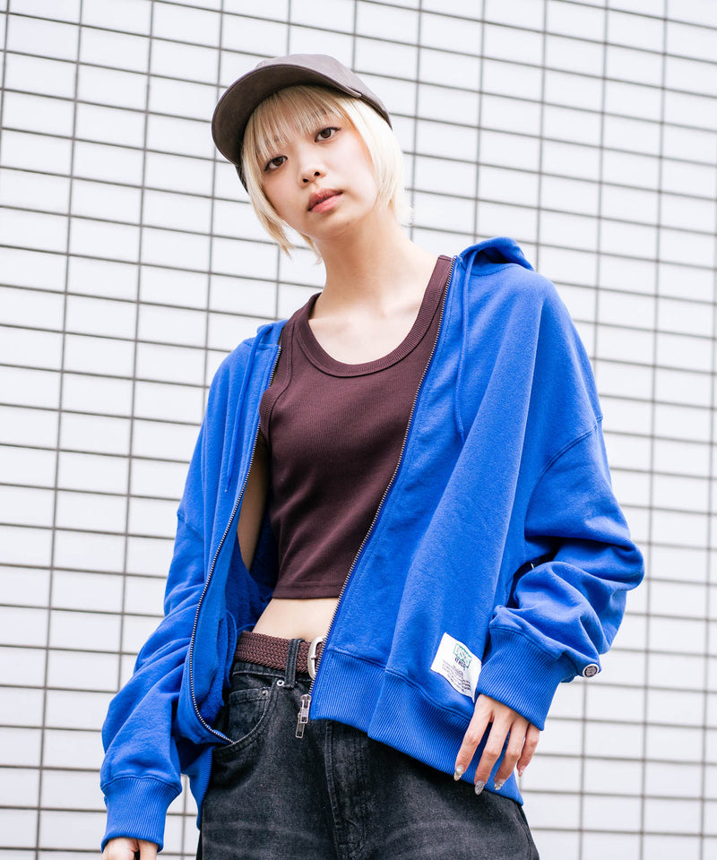 【DISCUS/ディスカス】裏毛 アイコニック フルジップパーカー