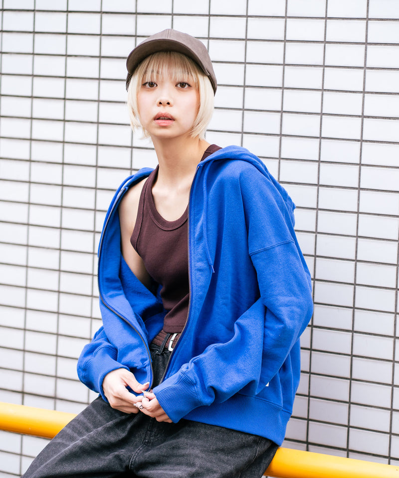 【DISCUS/ディスカス】裏毛 アイコニック フルジップパーカー