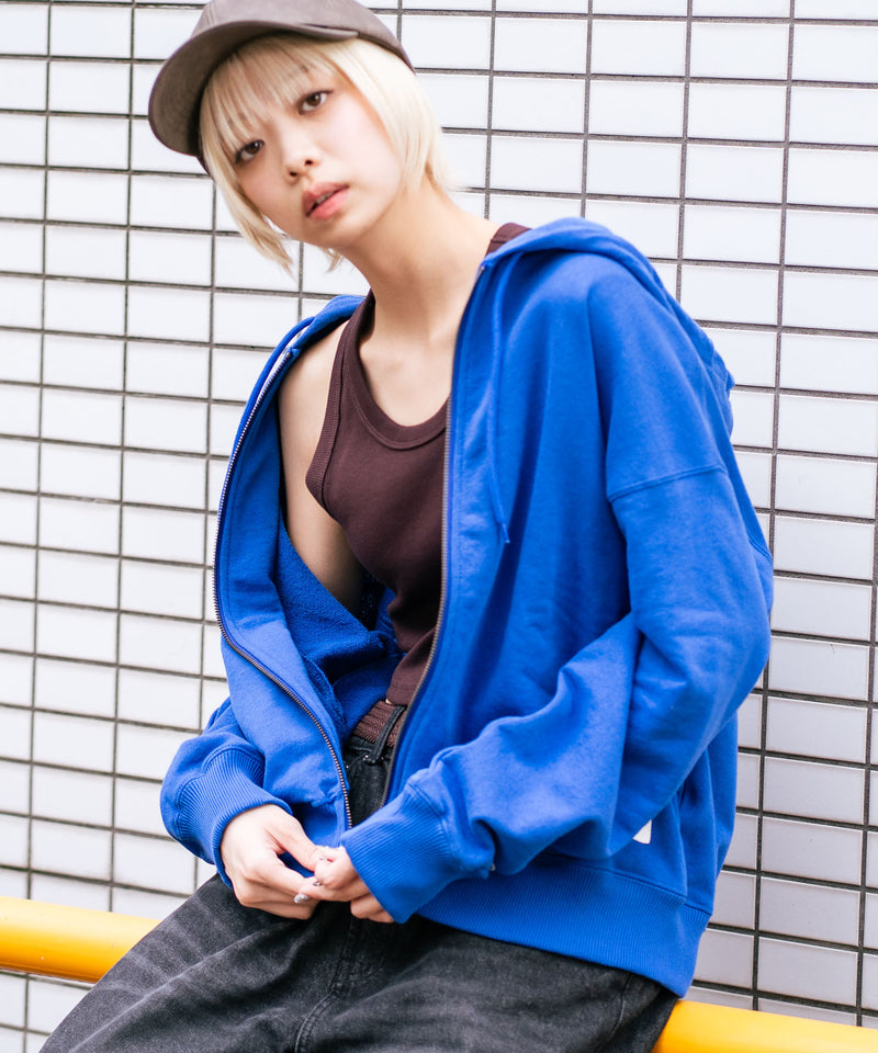 【DISCUS/ディスカス】裏毛 アイコニック フルジップパーカー