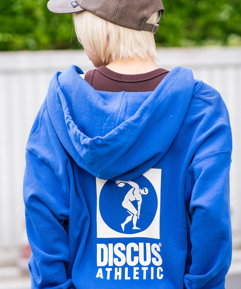 【DISCUS/ディスカス】裏毛 アイコニック フルジップパーカー