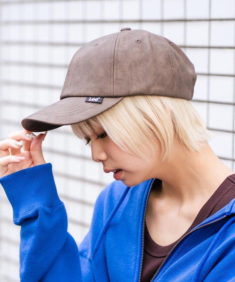 【LEE/リー】フェイクレザーローキャップ