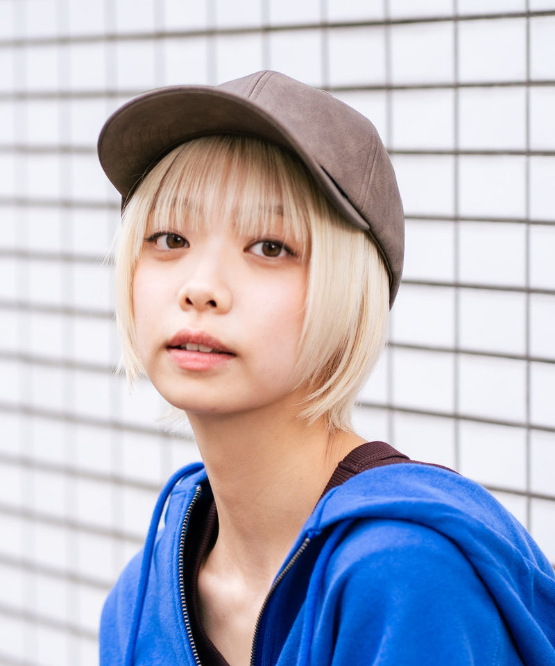【LEE/リー】フェイクレザーローキャップ