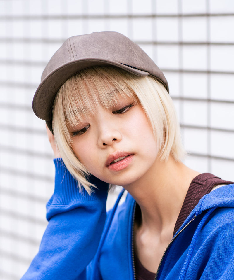 【LEE/リー】フェイクレザーローキャップ