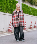 【BEVERLY HILLS POLO CLUB/ビバリーヒルズポロクラブ】シャギーチェックジャケット