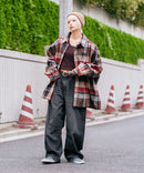 【BEVERLY HILLS POLO CLUB/ビバリーヒルズポロクラブ】シャギーチェックジャケット